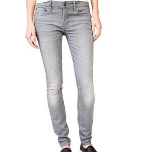 Gap Always Skinny Jeans 25P Gray Wash Petite Stretch Low Rise